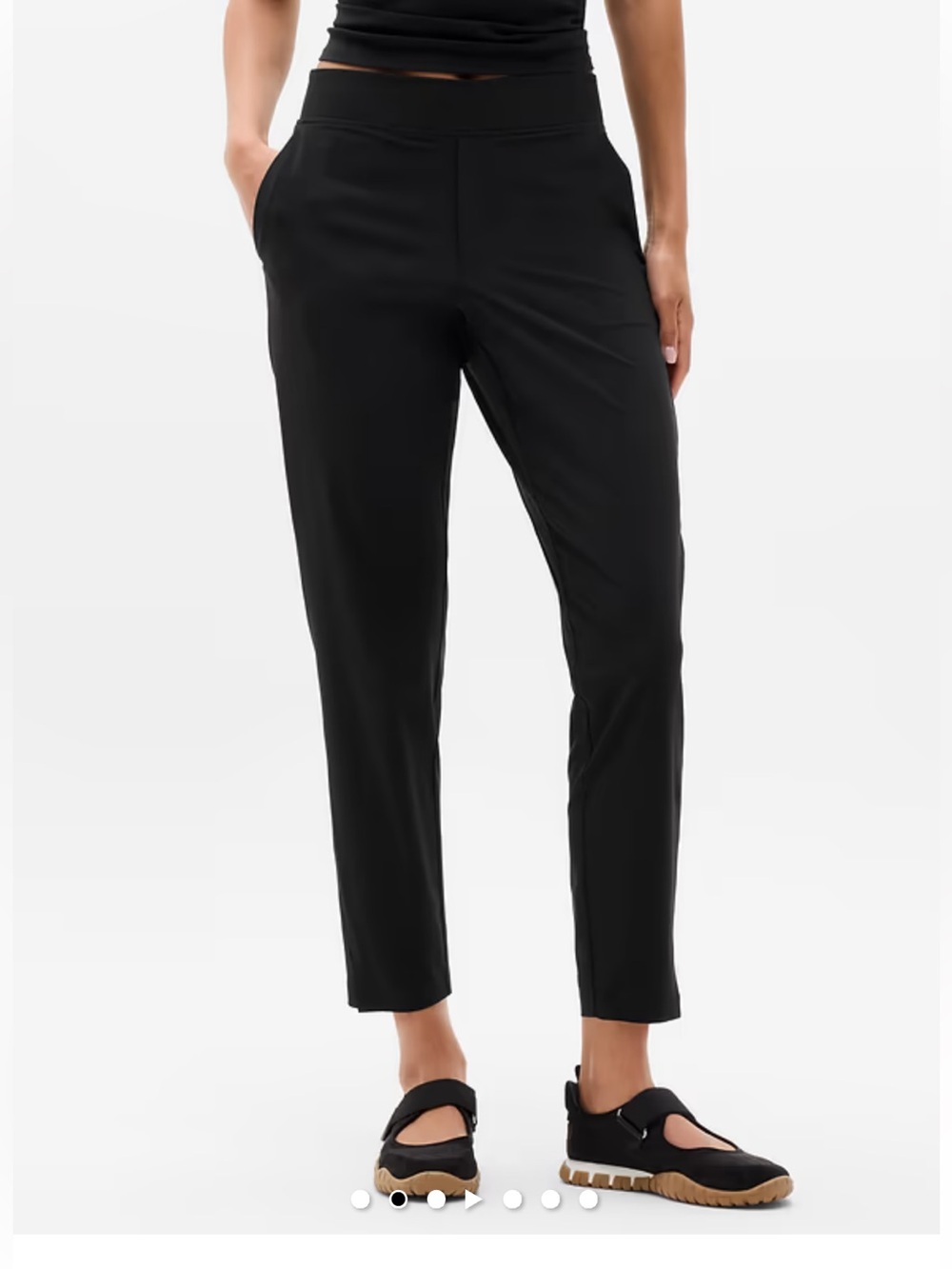 Athleta Brooklyn Pant, size 4, black